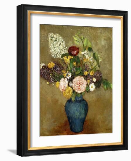 Vase of Flowers-Odilon Redon-Framed Giclee Print