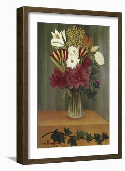 Vase of Flowers-Henri Rousseau-Framed Giclee Print