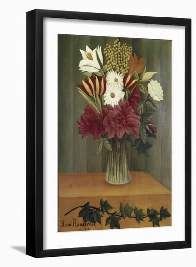 Vase of Flowers-Henri Rousseau-Framed Giclee Print