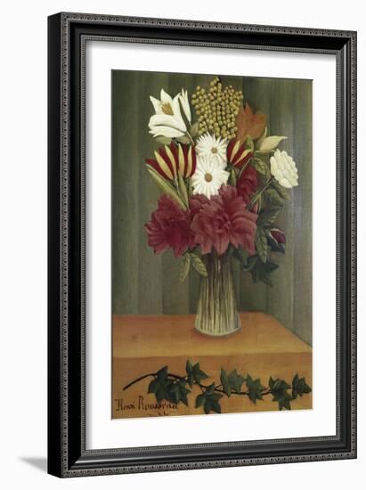 Vase of Flowers-Henri Rousseau-Framed Giclee Print