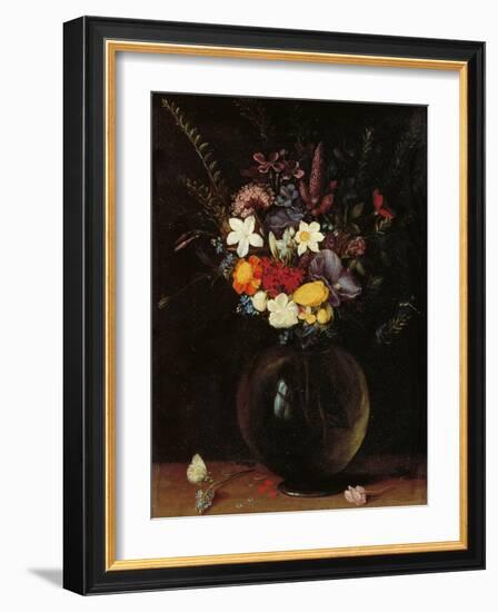 Vase of Flowers-Jan Brueghel the Elder-Framed Art Print