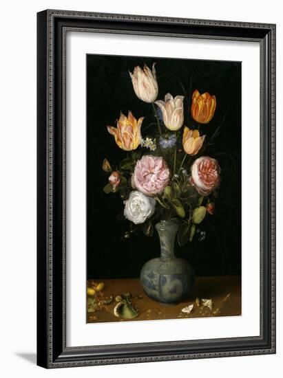 Vase of Flowers-Jan Brueghel the Elder-Framed Giclee Print