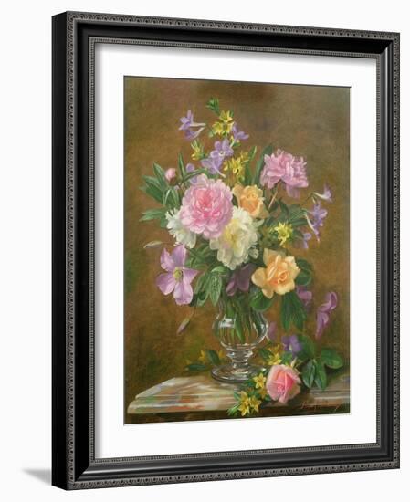 Vase of Flowers-Albert Williams-Framed Giclee Print
