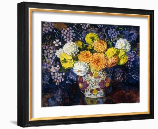 Vase of Flowers-Theo Rysselberghe-Framed Giclee Print