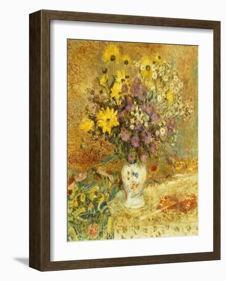 Vase of Flowers-Georges Lemmen-Framed Giclee Print