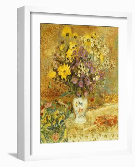 Vase of Flowers-Georges Lemmen-Framed Giclee Print