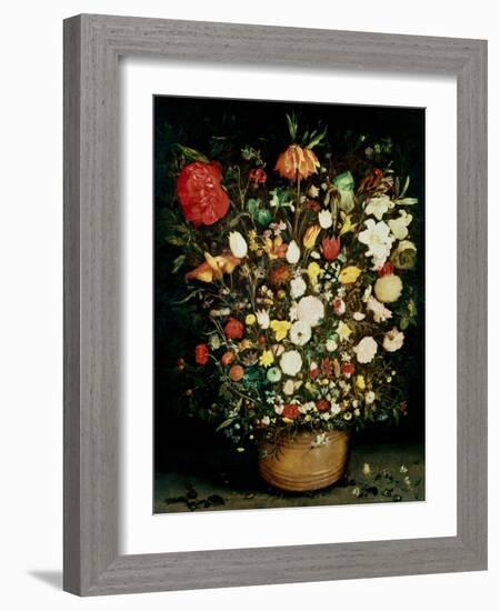 Vase of Flowers-Jan Brueghel the Elder-Framed Giclee Print