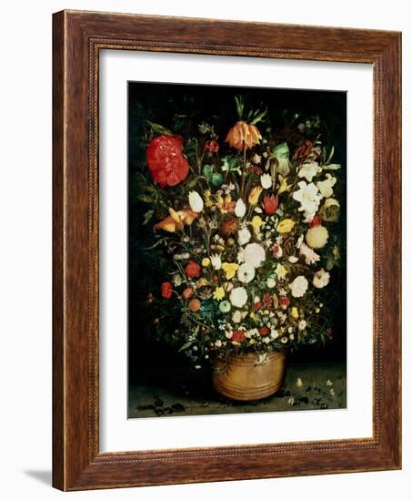 Vase of Flowers-Jan Brueghel the Elder-Framed Giclee Print