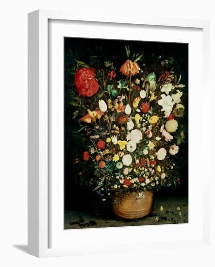 Vase of Flowers-Jan Brueghel the Elder-Framed Giclee Print