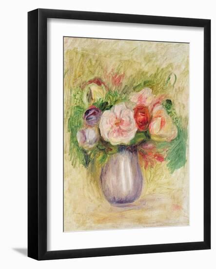 Vase of Flowers-Pierre-Auguste Renoir-Framed Giclee Print