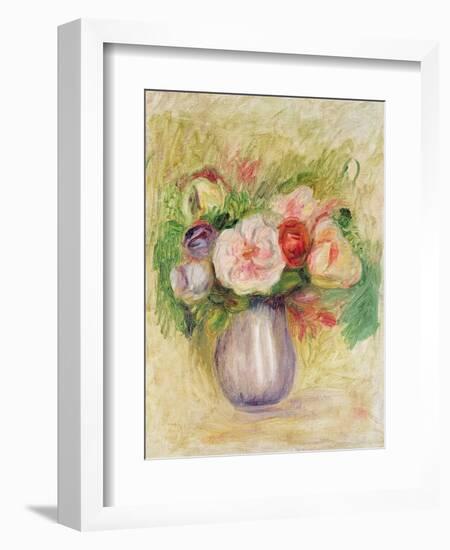 Vase of Flowers-Pierre-Auguste Renoir-Framed Giclee Print