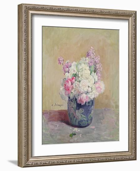 Vase of Flowers-Henri Lebasque-Framed Giclee Print