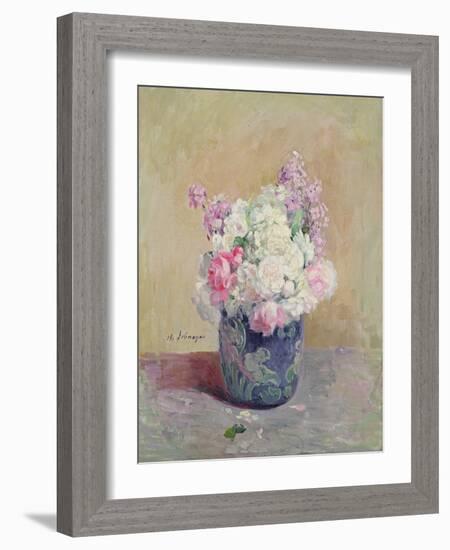 Vase of Flowers-Henri Lebasque-Framed Giclee Print