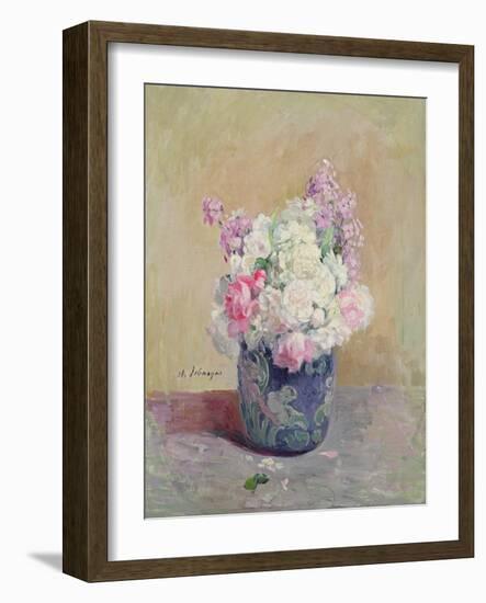 Vase of Flowers-Henri Lebasque-Framed Giclee Print