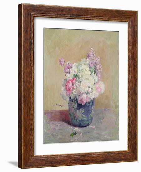 Vase of Flowers-Henri Lebasque-Framed Giclee Print