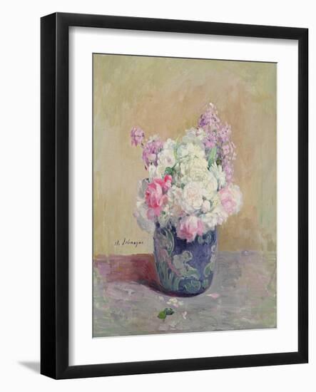 Vase of Flowers-Henri Lebasque-Framed Giclee Print