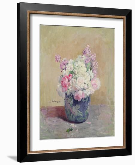 Vase of Flowers-Henri Lebasque-Framed Giclee Print