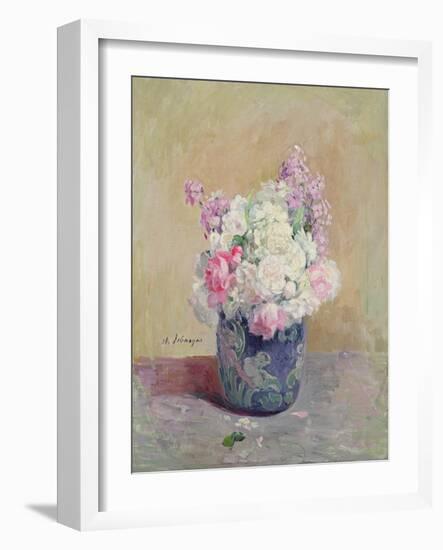 Vase of Flowers-Henri Lebasque-Framed Giclee Print