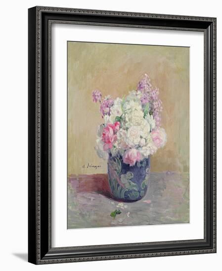 Vase of Flowers-Henri Lebasque-Framed Giclee Print