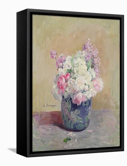 Vase of Flowers-Henri Lebasque-Framed Premier Image Canvas