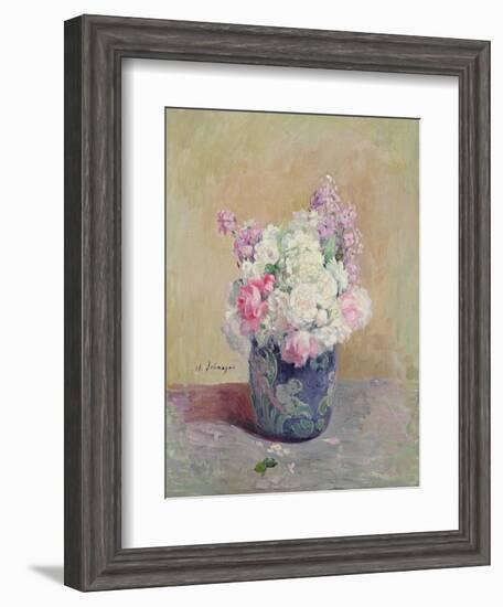 Vase of Flowers-Henri Lebasque-Framed Giclee Print