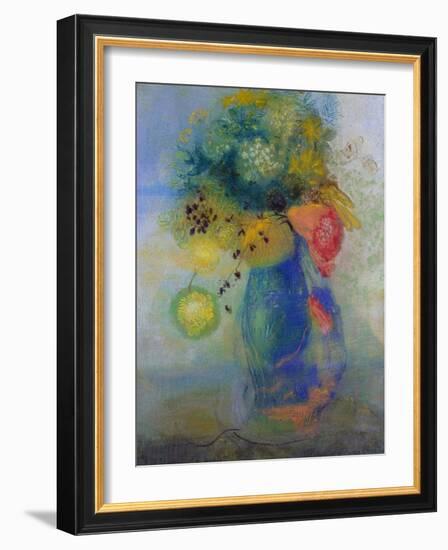 Vase of Flowers-Odilon Redon-Framed Giclee Print