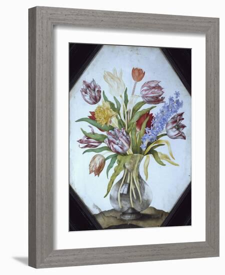 Vase of Flowers-Giovanna Garzoni-Framed Giclee Print