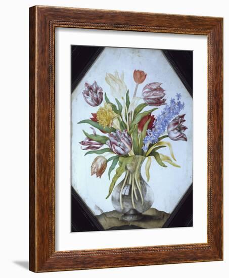 Vase of Flowers-Giovanna Garzoni-Framed Giclee Print