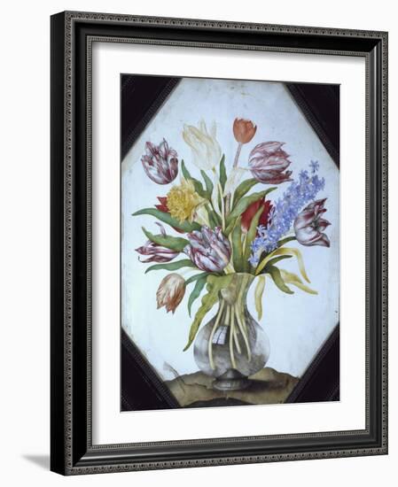 Vase of Flowers-Giovanna Garzoni-Framed Giclee Print