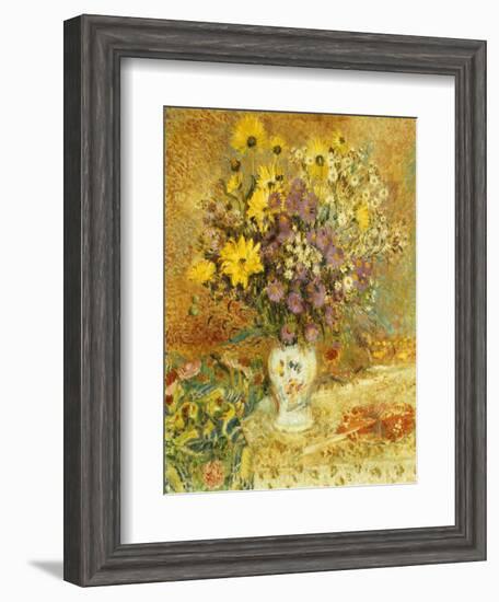 Vase of Flowers-Georges Lemmen-Framed Giclee Print