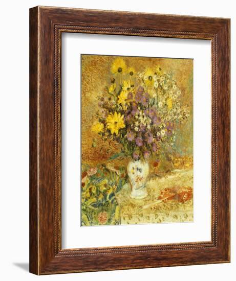 Vase of Flowers-Georges Lemmen-Framed Giclee Print