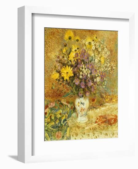 Vase of Flowers-Georges Lemmen-Framed Giclee Print