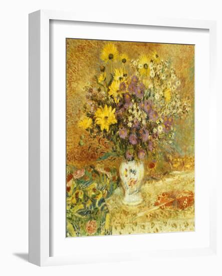 Vase of Flowers-Georges Lemmen-Framed Giclee Print