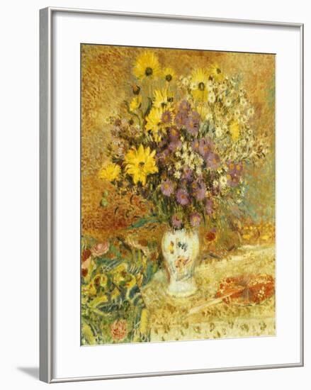 Vase of Flowers-Georges Lemmen-Framed Giclee Print