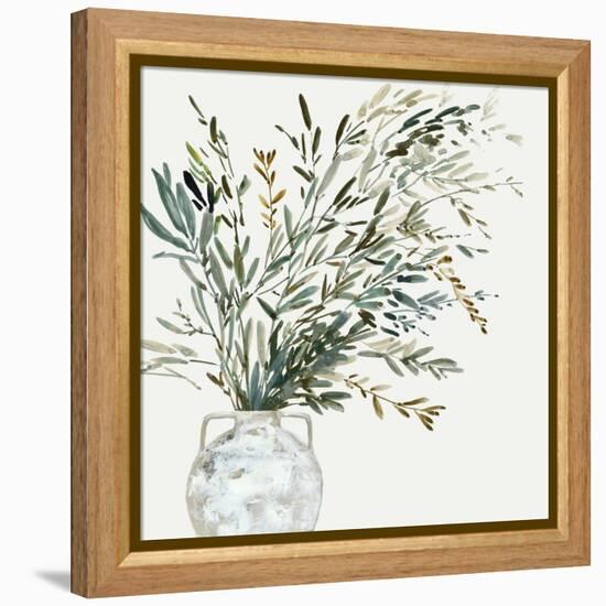 Vase of Grass I-Asia Jensen-Framed Stretched Canvas