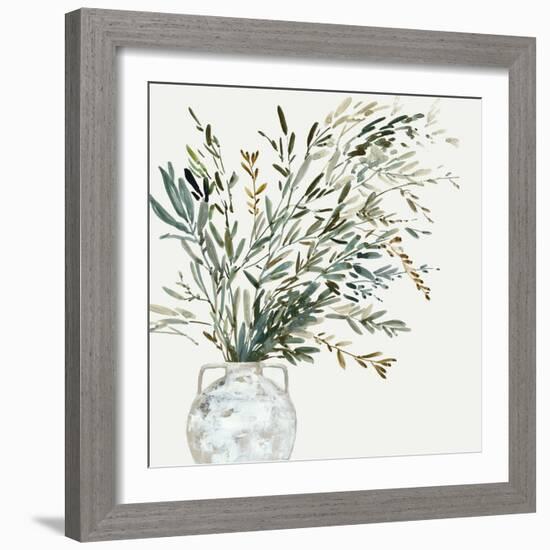 Vase of Grass I-Asia Jensen-Framed Premium Giclee Print
