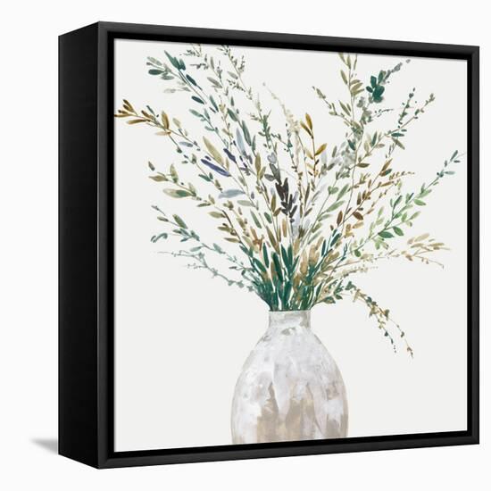 Vase of Grass II-Asia Jensen-Framed Stretched Canvas