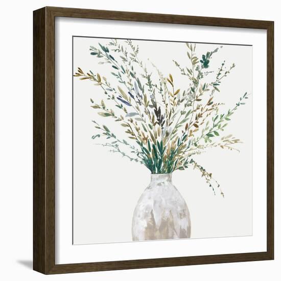 Vase of Grass II-Asia Jensen-Framed Art Print