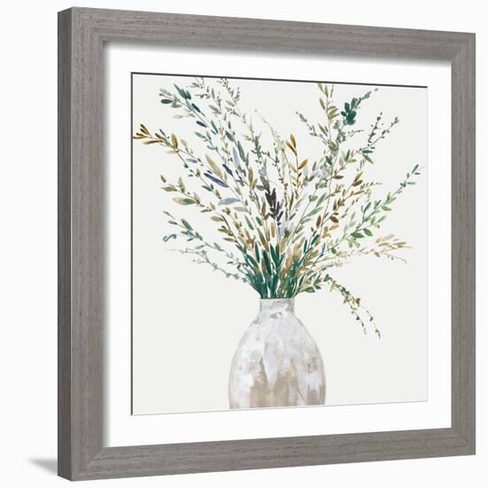 Vase of Grass II-Asia Jensen-Framed Premium Giclee Print