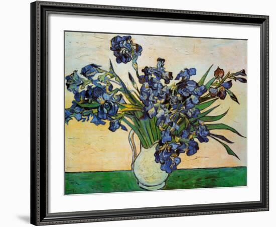 Vase of Irises, c.1890-Vincent van Gogh-Framed Art Print