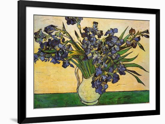 Vase of Irises, c.1890-Vincent van Gogh-Framed Art Print