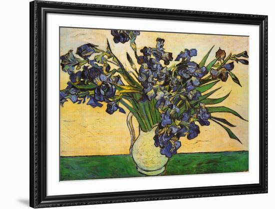 Vase of Irises, c.1890-Vincent van Gogh-Framed Art Print