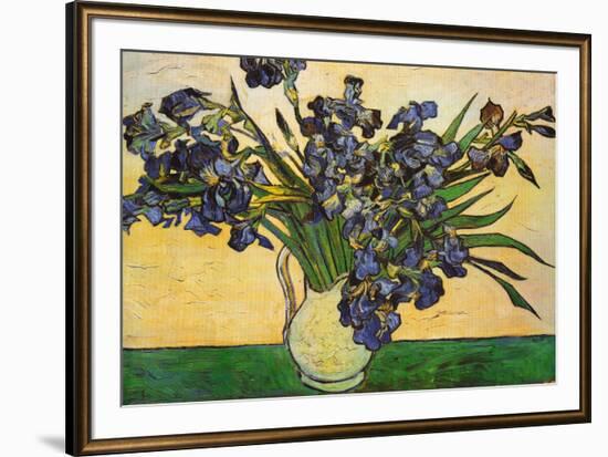 Vase of Irises, c.1890-Vincent van Gogh-Framed Art Print