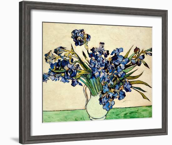 Vase of Irises, c.1890-Vincent van Gogh-Framed Giclee Print