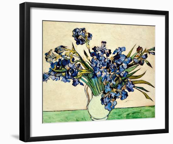 Vase of Irises, c.1890-Vincent van Gogh-Framed Giclee Print