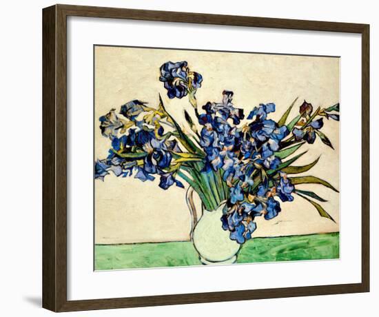 Vase of Irises, c.1890-Vincent van Gogh-Framed Giclee Print