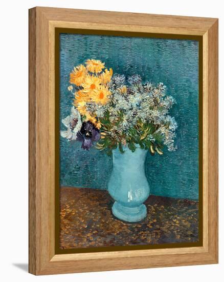 Vase of Lilacs, Daisies and Anemones, c.1887-Vincent van Gogh-Framed Premier Image Canvas