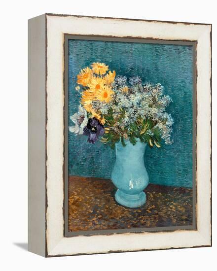 Vase of Lilacs, Daisies and Anemones, c.1887-Vincent van Gogh-Framed Premier Image Canvas