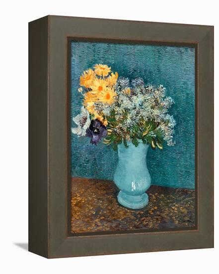 Vase of Lilacs, Daisies and Anemones, c.1887-Vincent van Gogh-Framed Premier Image Canvas