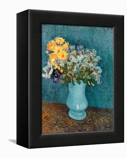 Vase of Lilacs, Daisies and Anemones, c.1887-Vincent van Gogh-Framed Premier Image Canvas